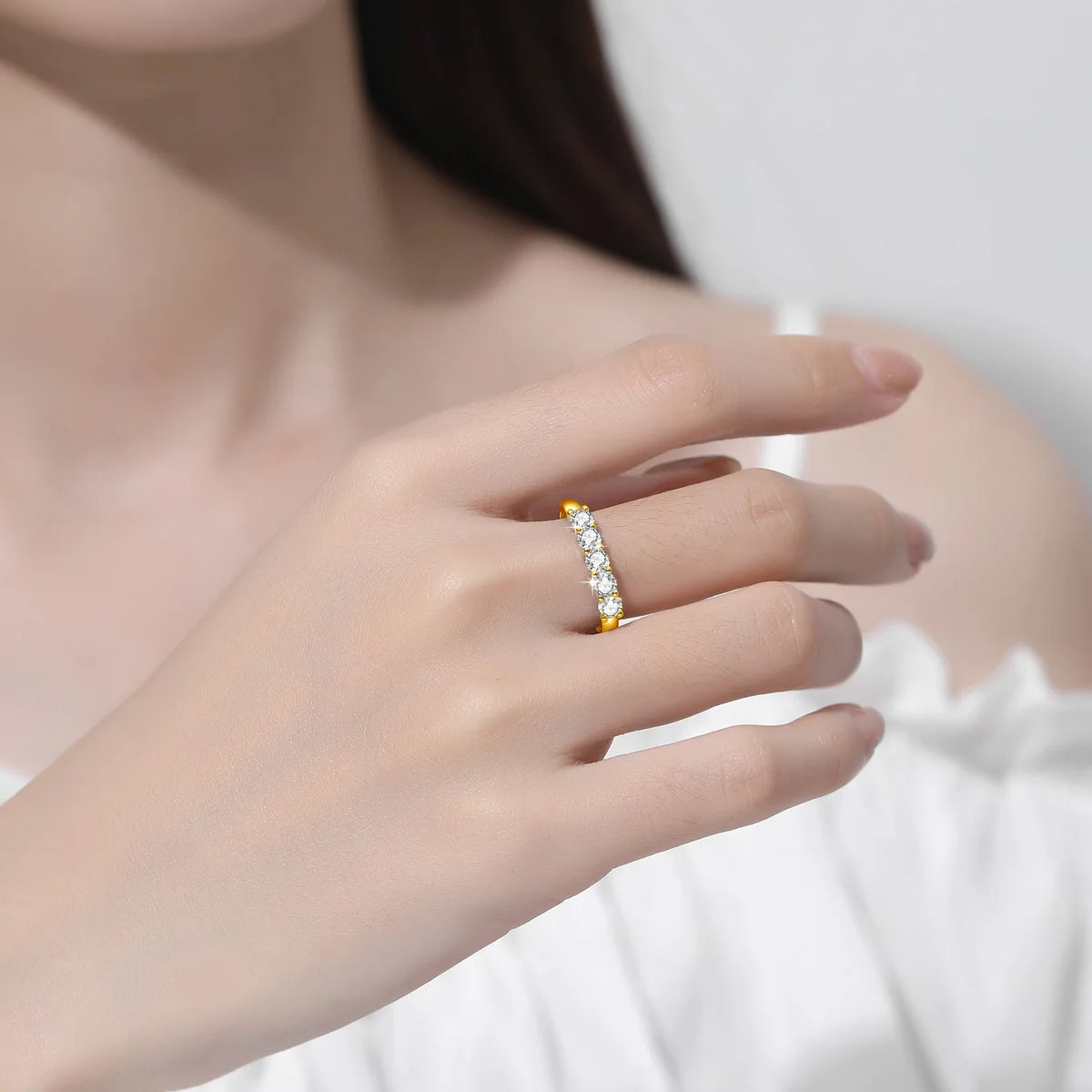 Celestia 18K Gold Diamond Shine Ring - R&N 