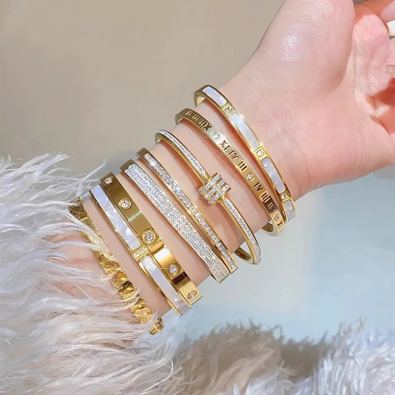 Elegant Starlet Bangle - R&N 
