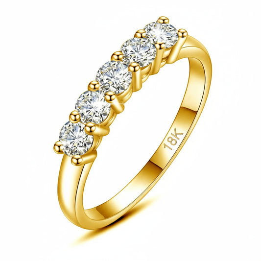 Celestia 18K Gold Diamond Shine Ring - R&N 